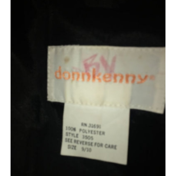 Donnkenny Blazer Size 9/10 Black Long Sleeve - Picture 4 of 4